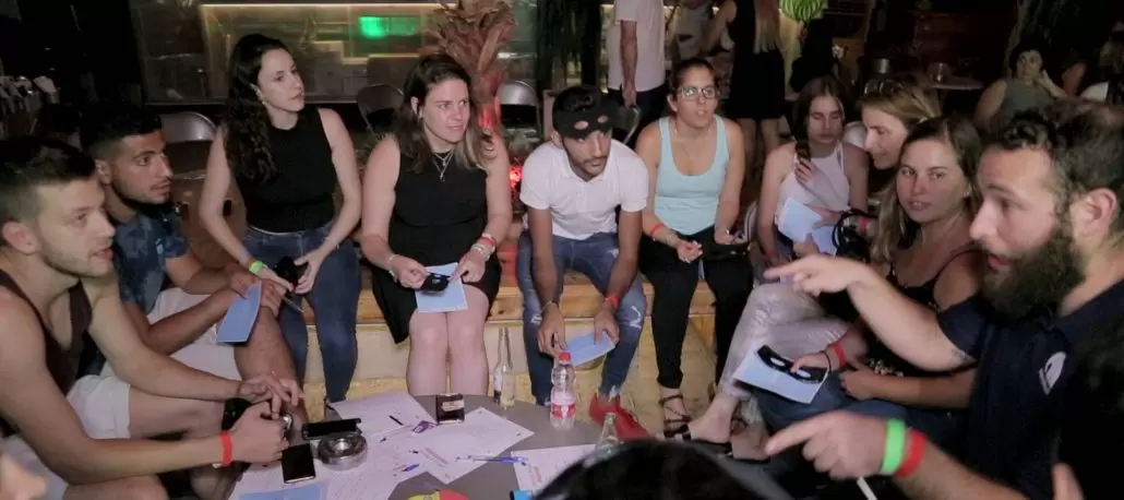 מפגש שיחה קבוצתי של תלמידי ניו סקול